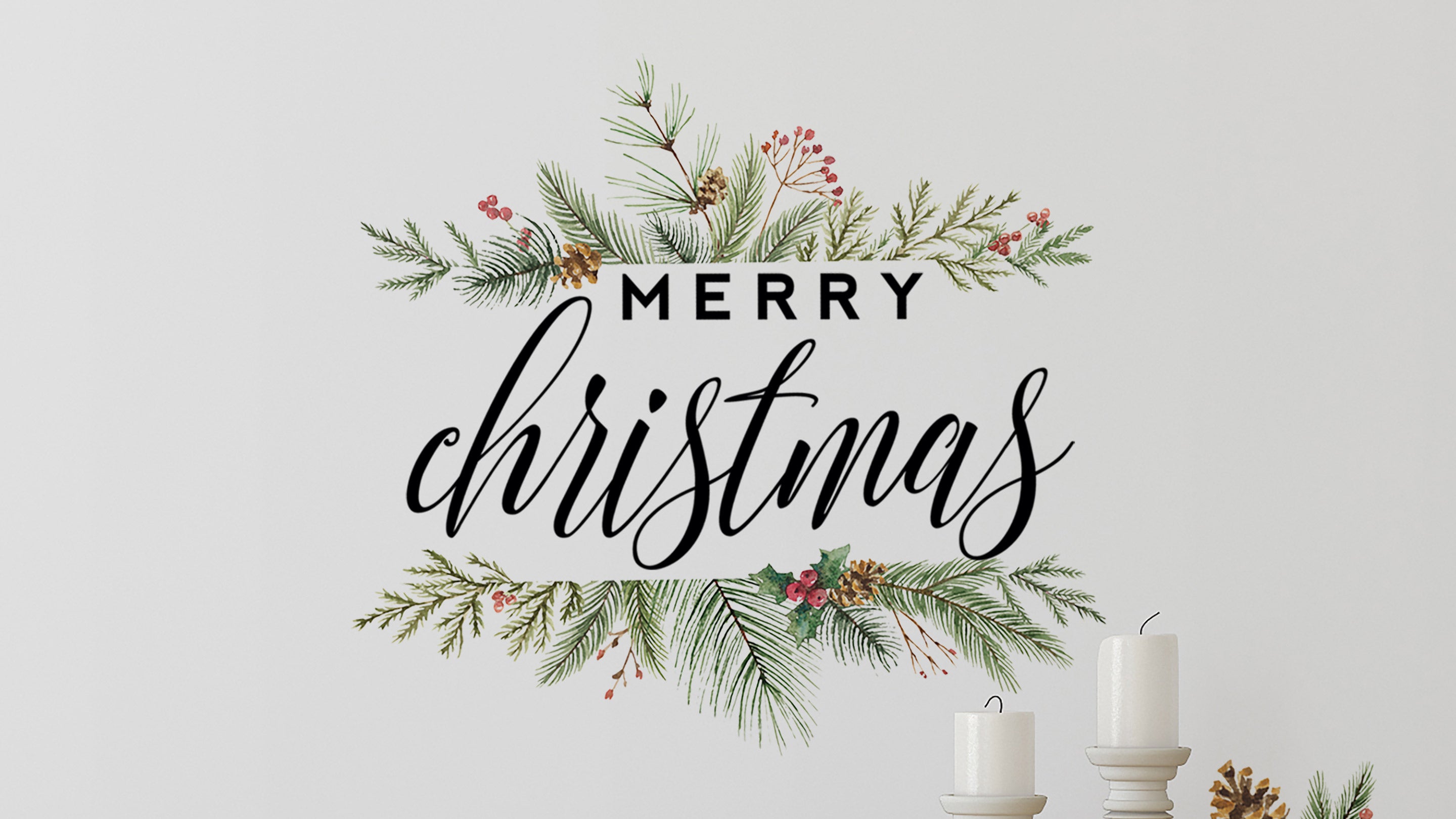Holiday Inspired Peel and Stick Wallpaper and Decals