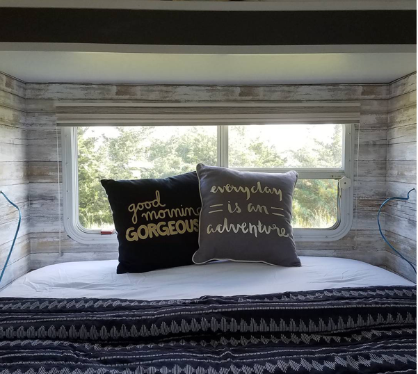 RV Renovation With Peel and Stick Wallpaper