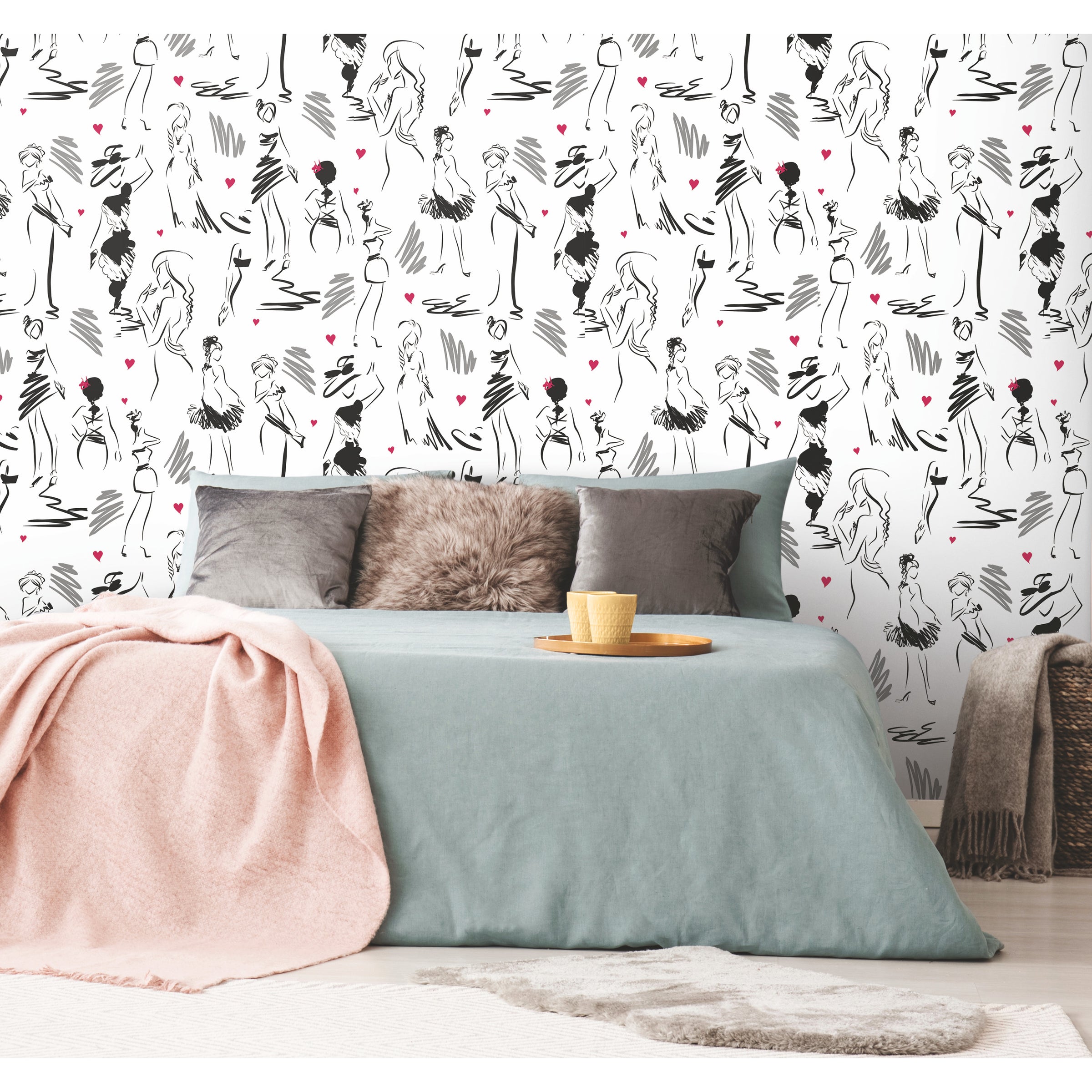 Girl Power 24/7™ Peel and Stick Wallpaper