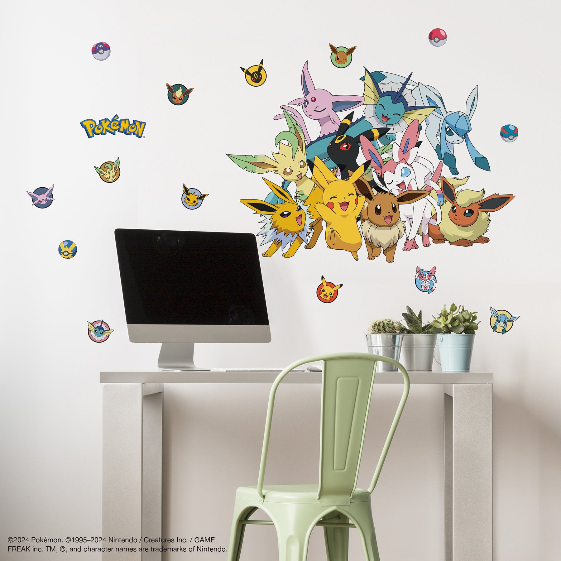 Pokemon Eevee Evolutions Wall Decals Wall Decals RoomMates