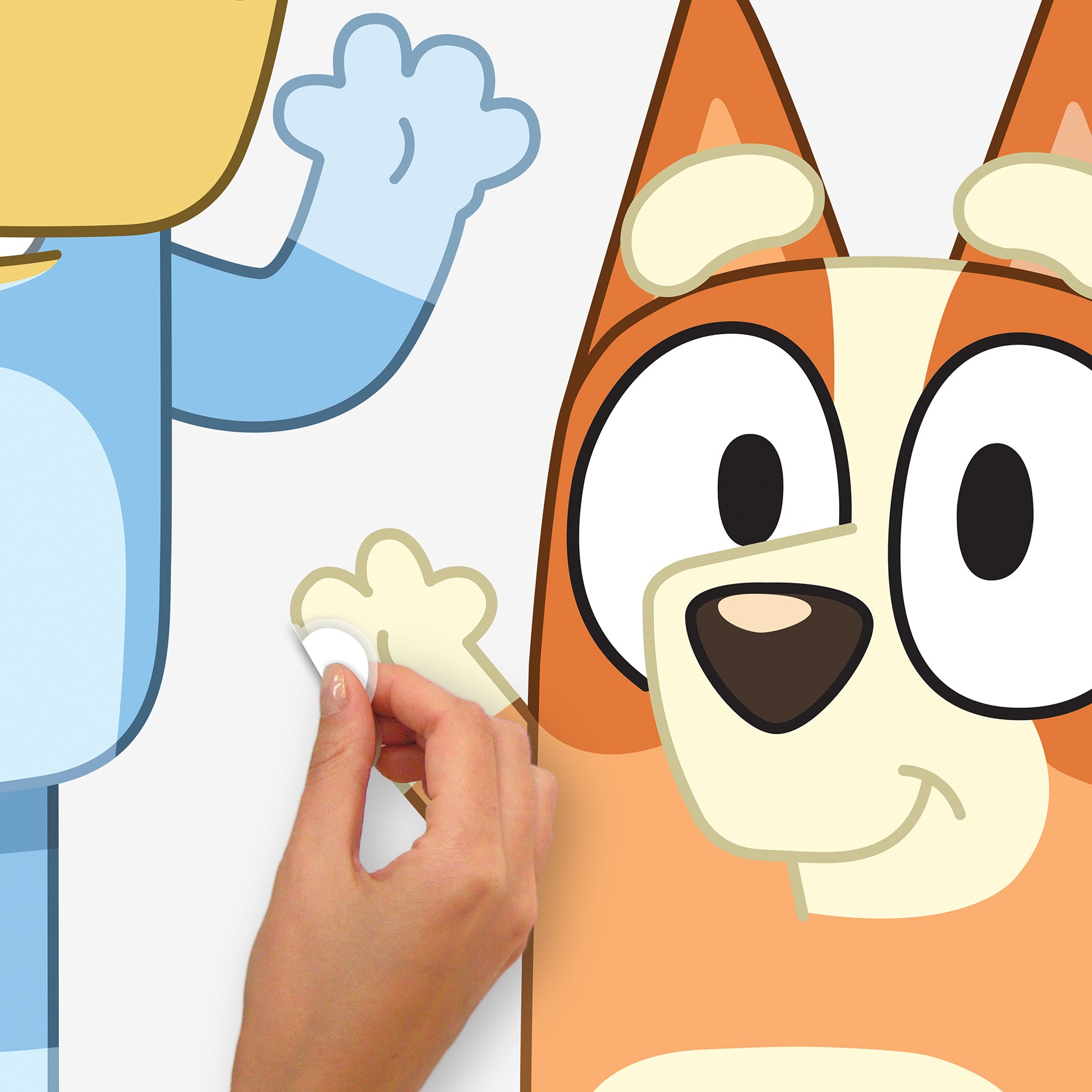Bluey & Bingo Character Blue Wall Decals Wall Decals RoomMates