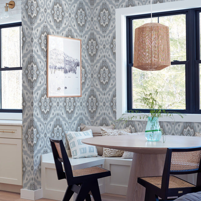 Bohemian Ikat Peel & Stick Wallpaper Peel and Stick Wallpaper RoomMates   