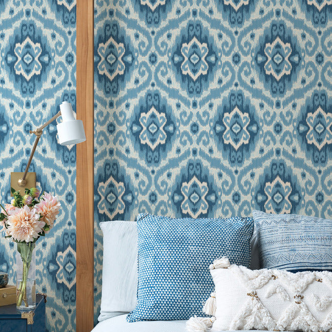 Bohemian Ikat Peel & Stick Wallpaper Peel and Stick Wallpaper RoomMates   