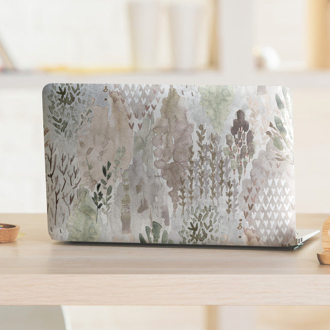Watercolor Tree Mosaic Peel & Stick Wallpaper Peel and Stick Wallpaper RoomMates   