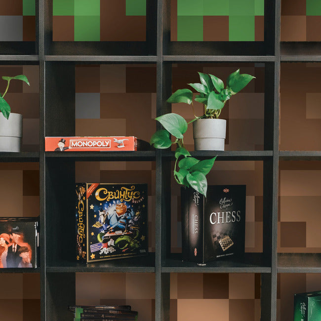 Minecraft Blocks Peel & Stick Wallpaper Mural Wall Murals RoomMates   