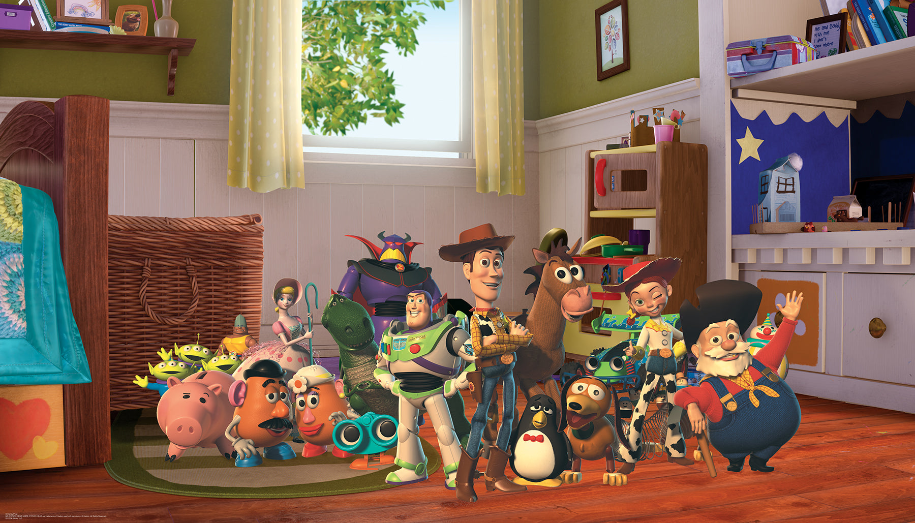 Toy Story Peel & Stick Wall Mural Wall Murals RoomMates Mural  