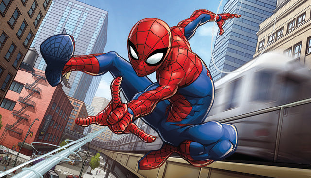 Marvel Spider-Man Peel & Stick Wallpaper Mural Wall Murals RoomMates   