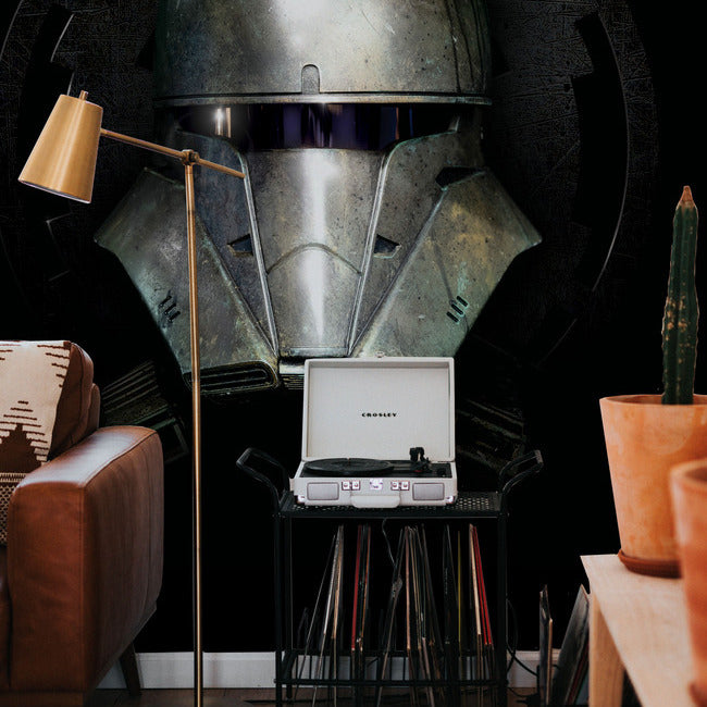Star Wars Mandalorian Helmet Peel & Stick Wallpaper Mural Wall Murals RoomMates   