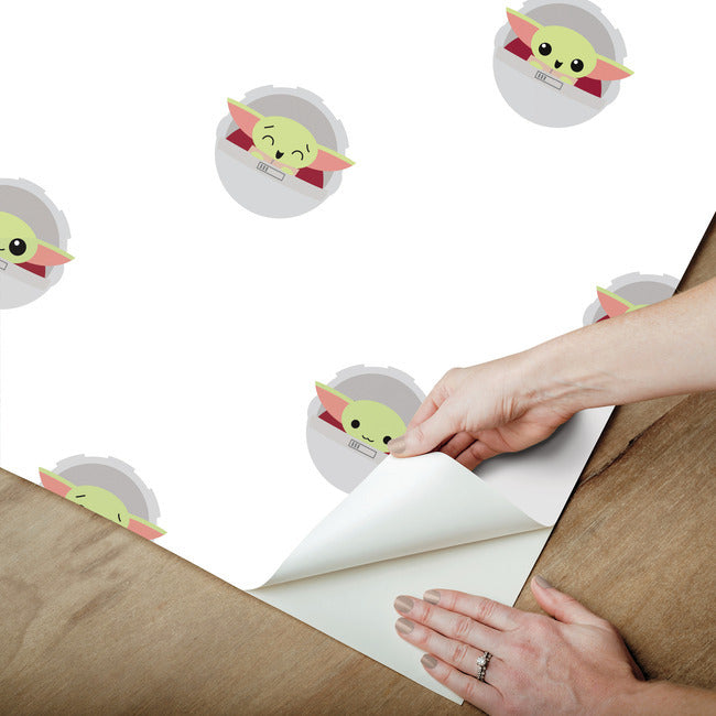 Grogu Peel & Stick Wallpaper Peel and Stick Wallpaper RoomMates   