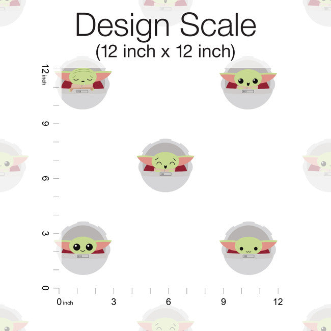 Grogu Peel & Stick Wallpaper Peel and Stick Wallpaper RoomMates   