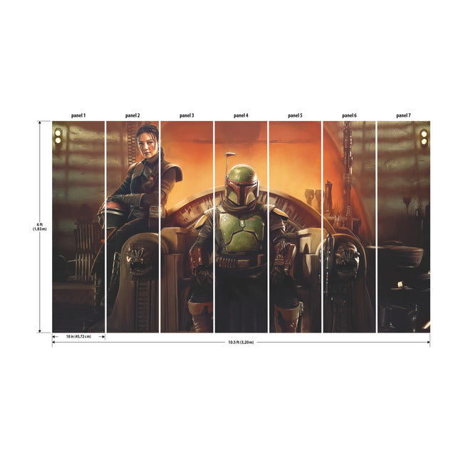 The Book Of Boba Fett Peel & Stick Wall Mural Wall Murals RoomMates   