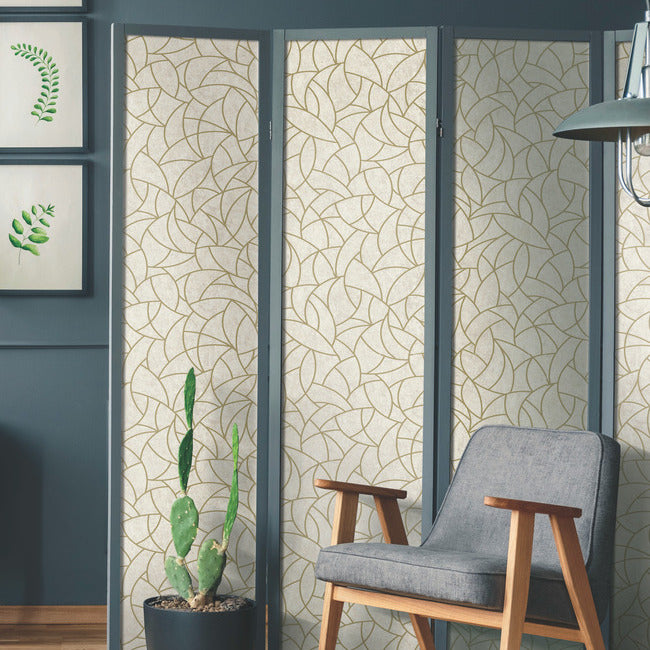 Modern Crescent Moon Peel & Stick Wallpaper Peel and Stick Wallpaper RoomMates   