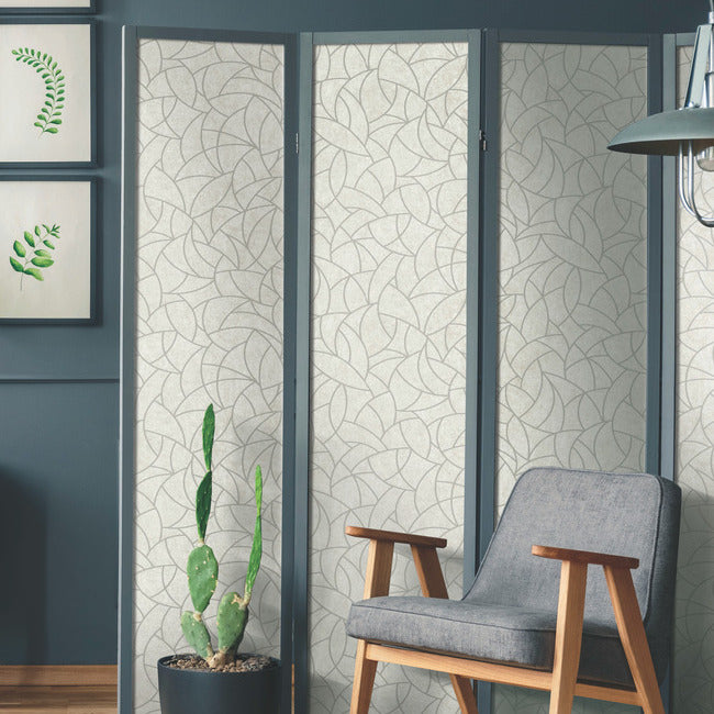 Modern Crescent Moon Peel & Stick Wallpaper Peel and Stick Wallpaper RoomMates   