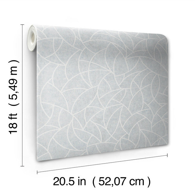 Modern Crescent Moon Peel & Stick Wallpaper Peel and Stick Wallpaper RoomMates   