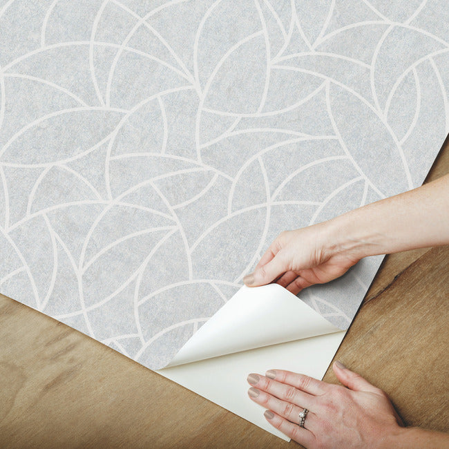 Modern Crescent Moon Peel & Stick Wallpaper Peel and Stick Wallpaper RoomMates   