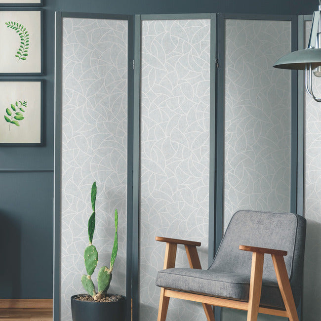 Modern Crescent Moon Peel & Stick Wallpaper Peel and Stick Wallpaper RoomMates   