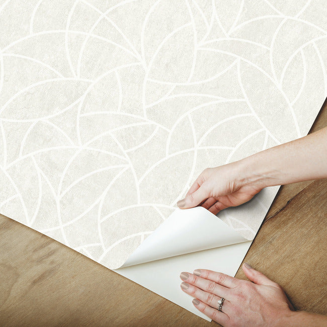 Modern Crescent Moon Peel & Stick Wallpaper Peel and Stick Wallpaper RoomMates   