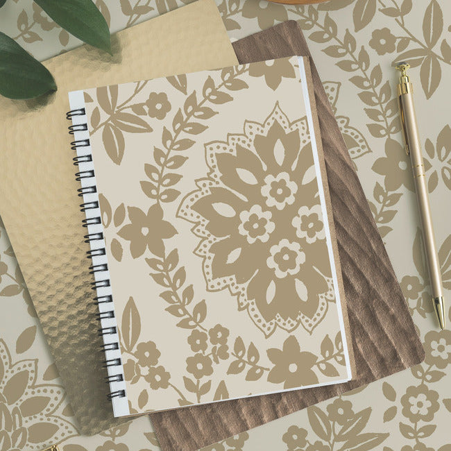 Boho Baroque Damask Peel & Stick Wallpaper Peel and Stick Wallpaper RoomMates   
