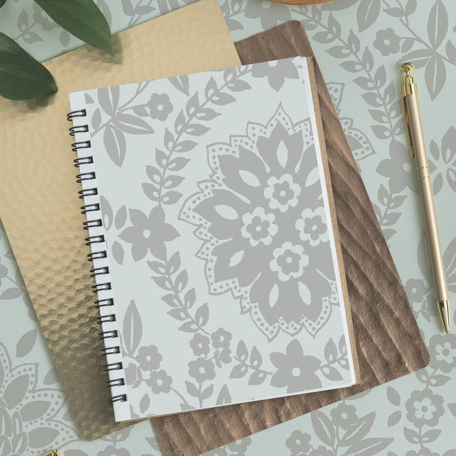 Boho Baroque Damask Peel & Stick Wallpaper Peel and Stick Wallpaper RoomMates   