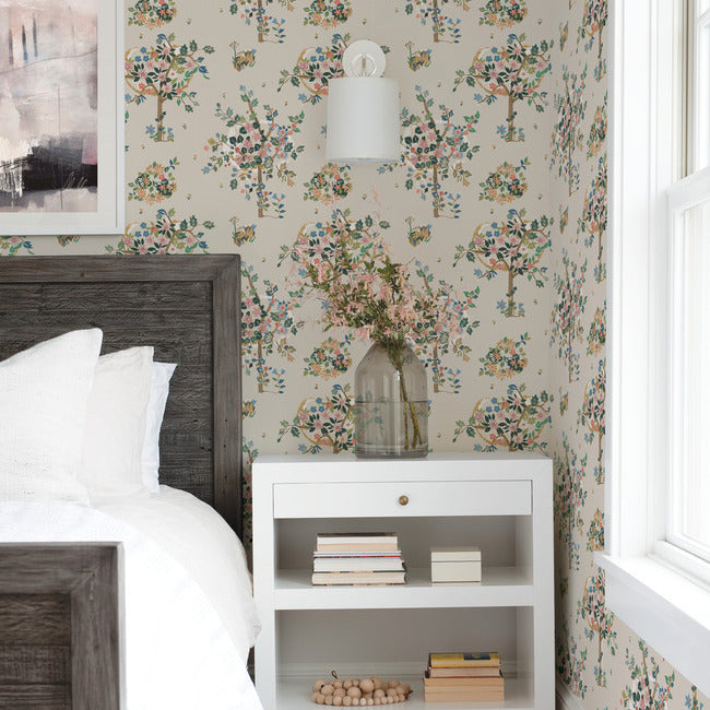 Flowering Peace Tree Peel & Stick Wallpaper Peel and Stick Wallpaper RoomMates   