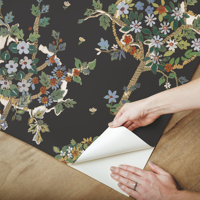 Flowering Peace Tree Peel & Stick Wallpaper Peel and Stick Wallpaper RoomMates   
