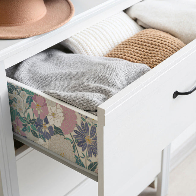 Bohemian Floral Peel & Stick Wallpaper Peel and Stick Wallpaper RoomMates   