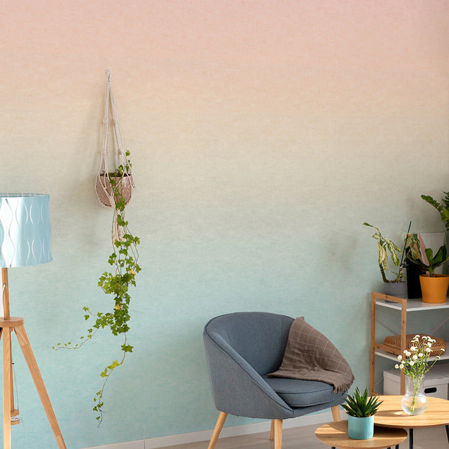 Aura Ombre Peel & Stick Wallpaper Mural Peel and Stick Wallpaper RoomMates   