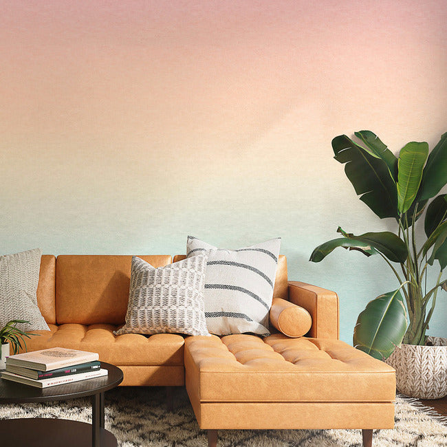Aura Ombre Peel & Stick Wallpaper Mural Peel and Stick Wallpaper RoomMates   