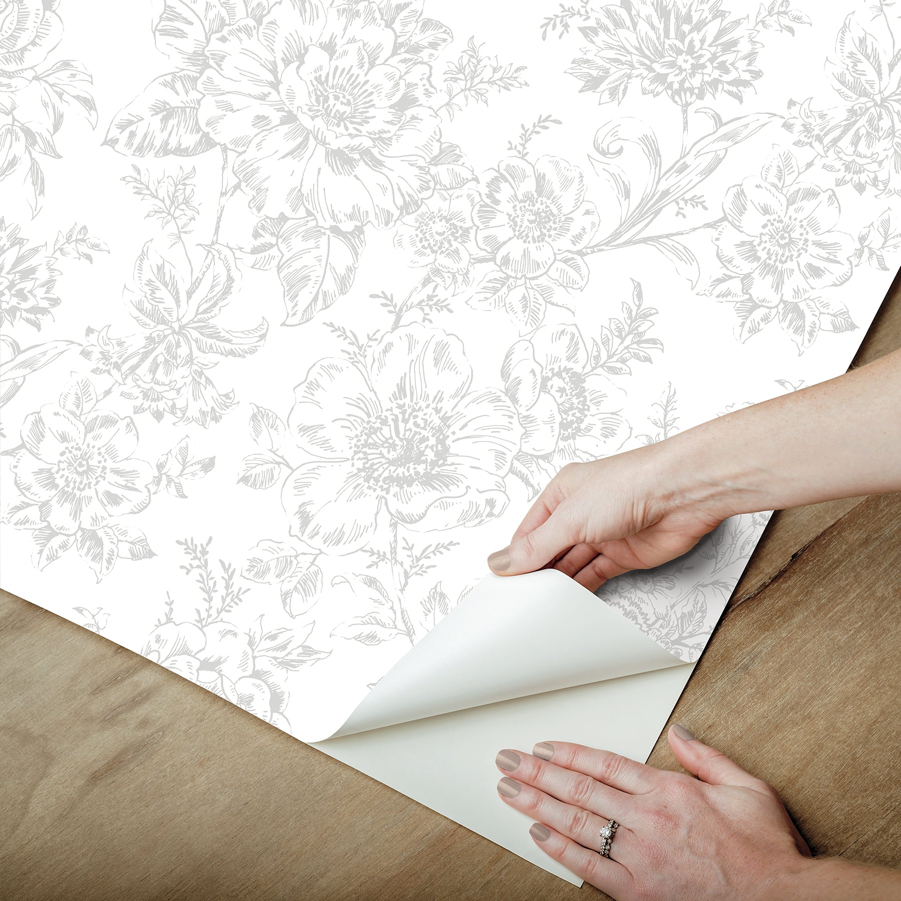 Wren Peel and Stick Wallpaper Peel and Stick Wallpaper RoomMates   