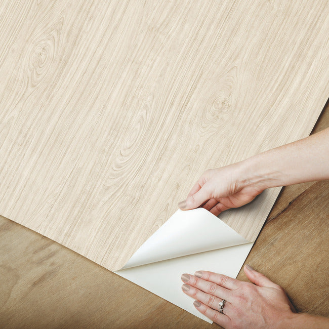 Cherry Wood Peel & Stick Wallpaper Peel and Stick Wallpaper RoomMates   