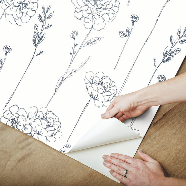 Maisey Peel & Stick Wallpaper Peel and Stick Wallpaper RoomMates   