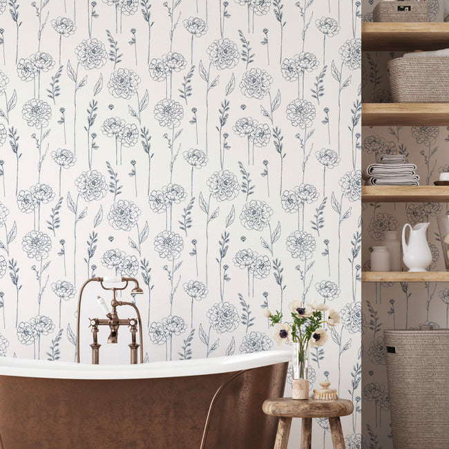 Maisey Peel & Stick Wallpaper Peel and Stick Wallpaper RoomMates   