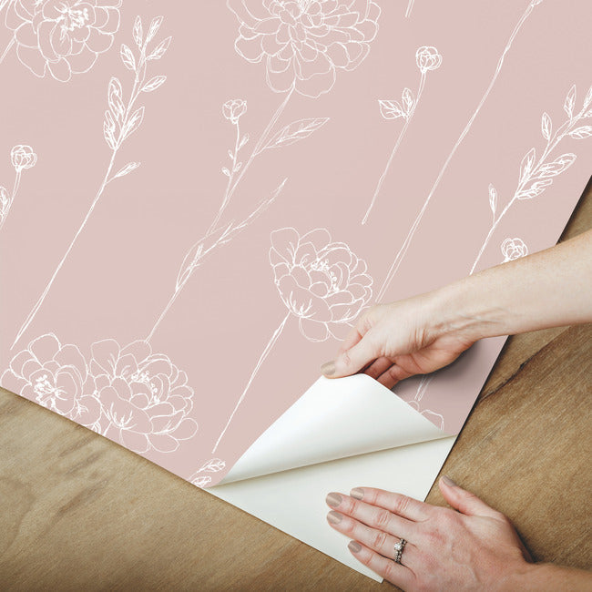 Maisey Peel & Stick Wallpaper Peel and Stick Wallpaper RoomMates   