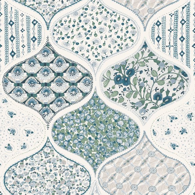 Pippa Peel & Stick Wallpaper Peel and Stick Wallpaper RoomMates Roll Cool Multi 