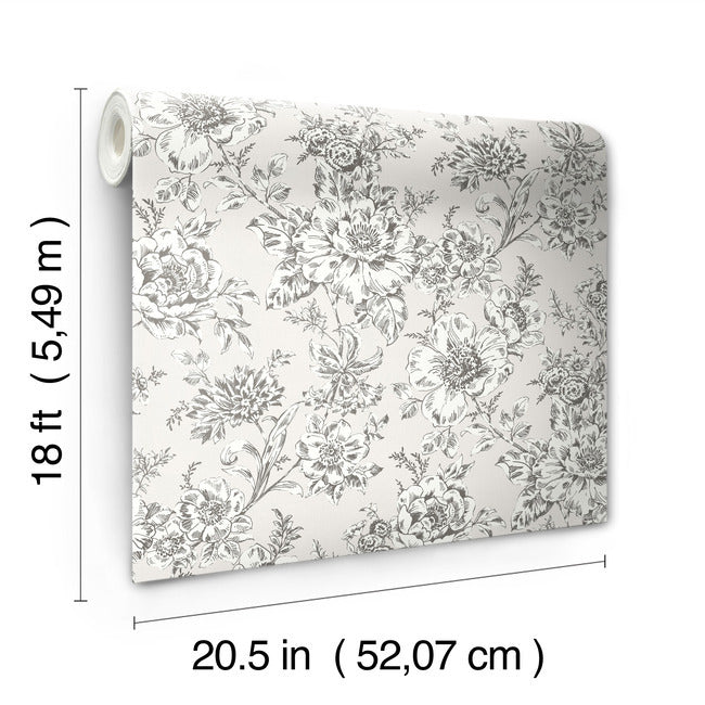 Winifred Peel & Stick Wallpaper Peel and Stick Wallpaper RoomMates   