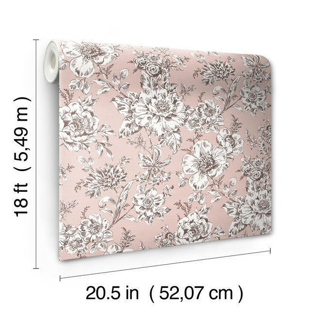 Winifred Peel & Stick Wallpaper Peel and Stick Wallpaper RoomMates   