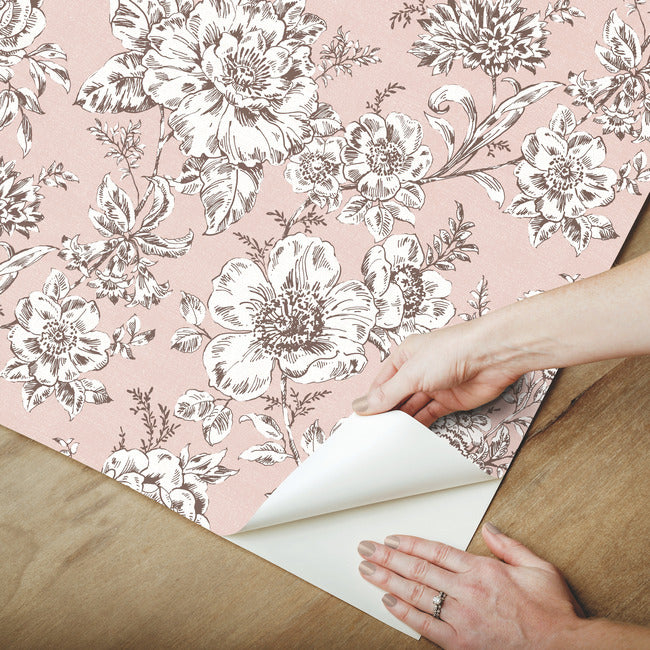 Winifred Peel & Stick Wallpaper Peel and Stick Wallpaper RoomMates   