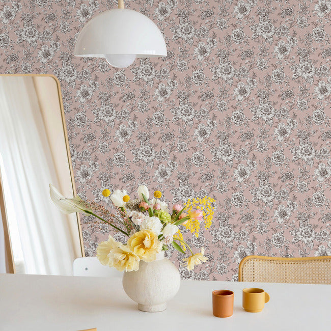 Winifred Peel & Stick Wallpaper Peel and Stick Wallpaper RoomMates   