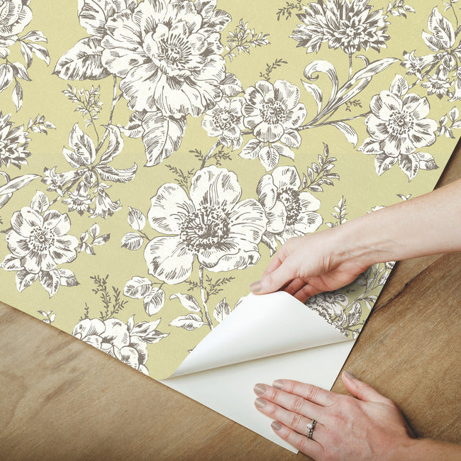 Winifred Peel & Stick Wallpaper Peel and Stick Wallpaper RoomMates   
