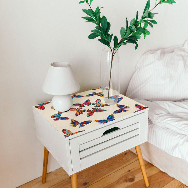 EttaVee Papillon Peel & Stick Wallpaper Peel and Stick Wallpaper RoomMates   