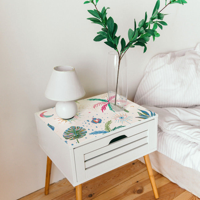 EttaVee Nuit Tropicale Peel & Stick Wallpaper Peel and Stick Wallpaper RoomMates   