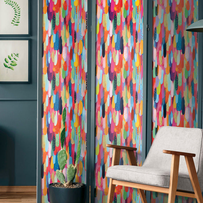 EttaVee Brushstroke Peel & Stick Wallpaper Peel and Stick Wallpaper RoomMates   