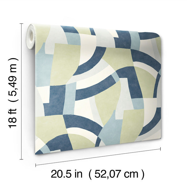Melbourne Peel & Stick Wallpaper Peel and Stick Wallpaper RoomMates   