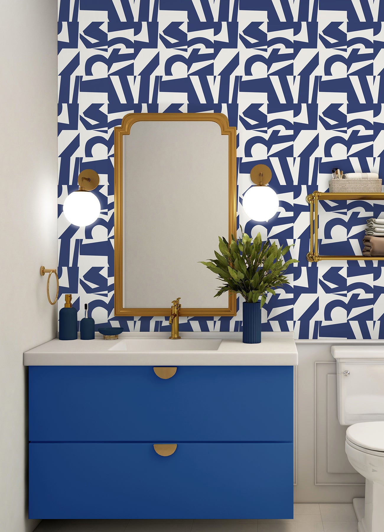 Emily Rayna® Inside The Box Peel and Stick Wallpaper Peel and Stick Wallpaper RoomMates