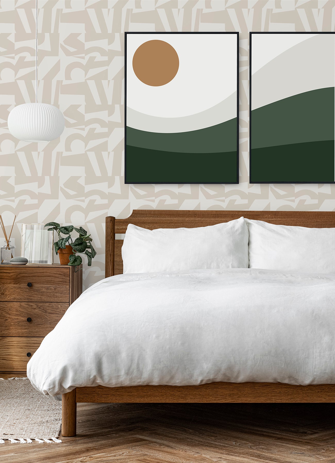 Emily Rayna® Inside The Box Peel and Stick Wallpaper Peel and Stick Wallpaper RoomMates