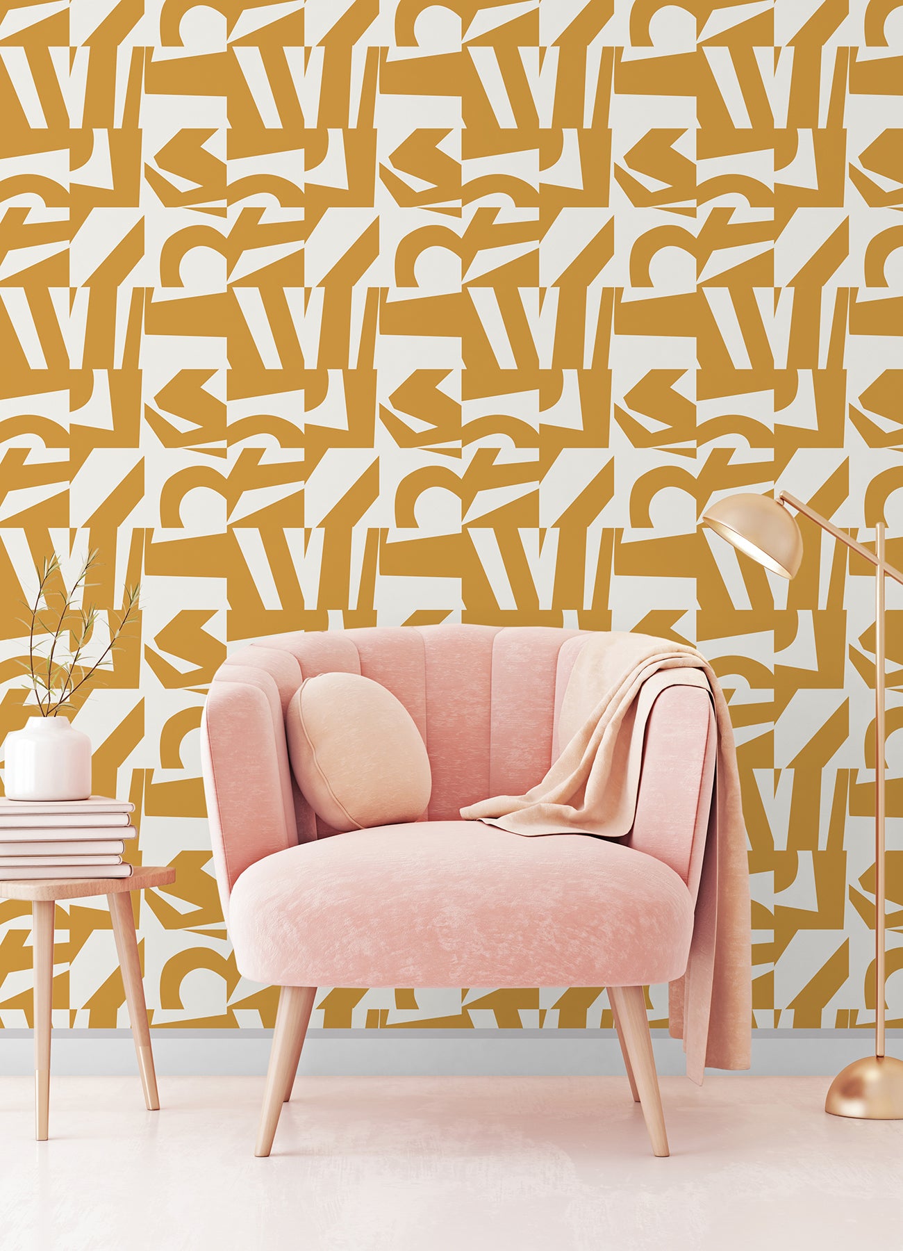 Emily Rayna® Inside The Box Peel and Stick Wallpaper Peel and Stick Wallpaper RoomMates