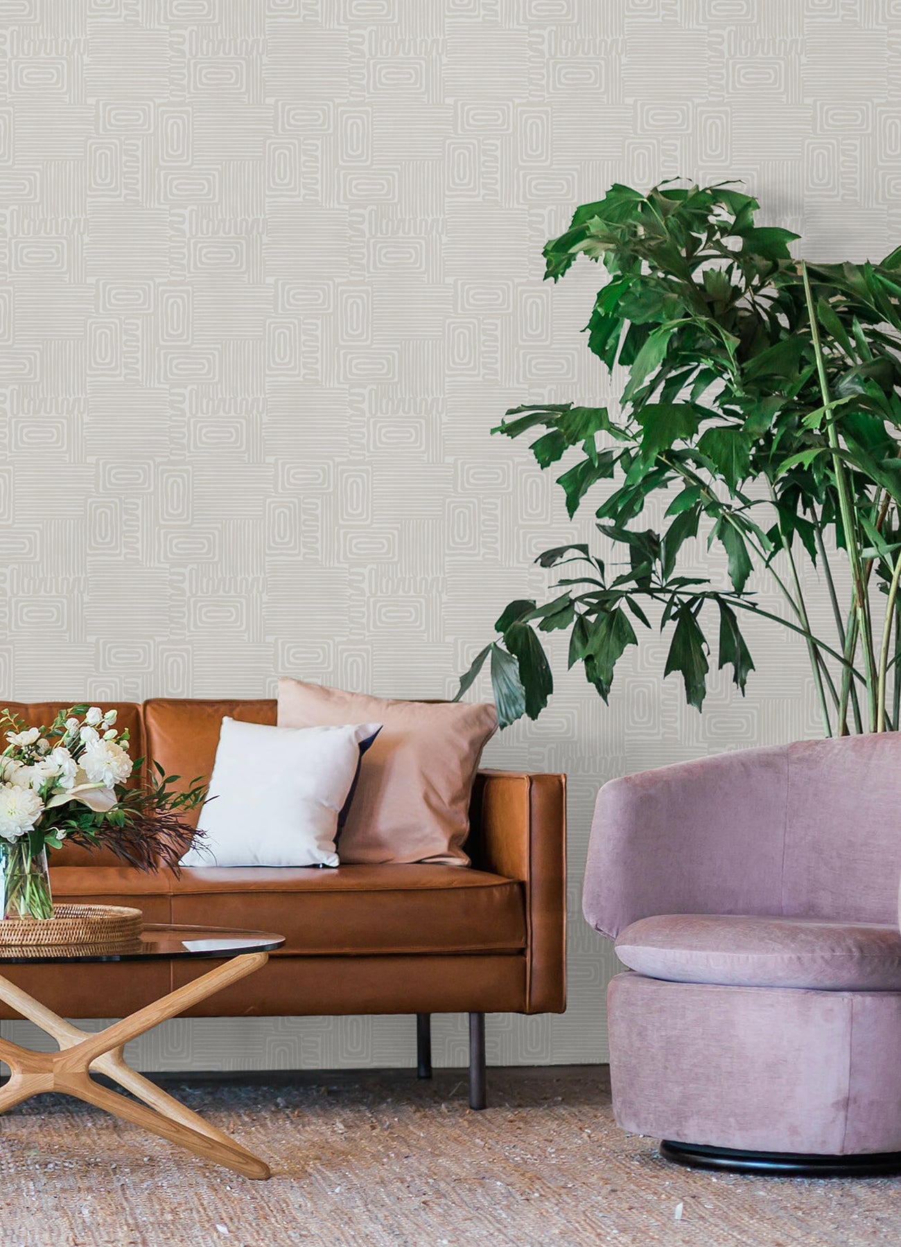 Emily Rayna® Pathways Peel and Stick Wallpaper Peel and Stick Wallpaper RoomMates