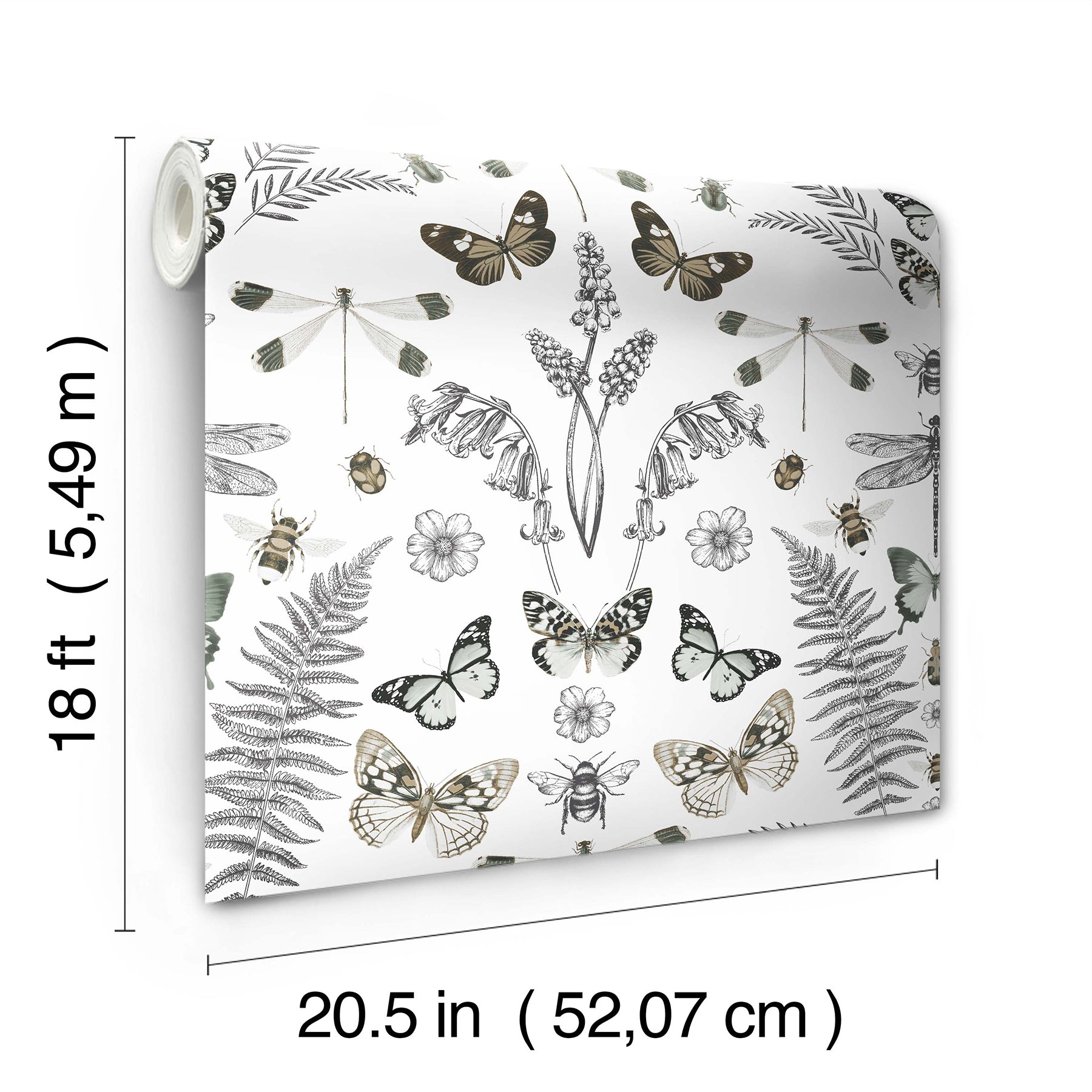Hidden Treasures Peel and Stick Wallpaper Peel and Stick Wallpaper RoomMates   