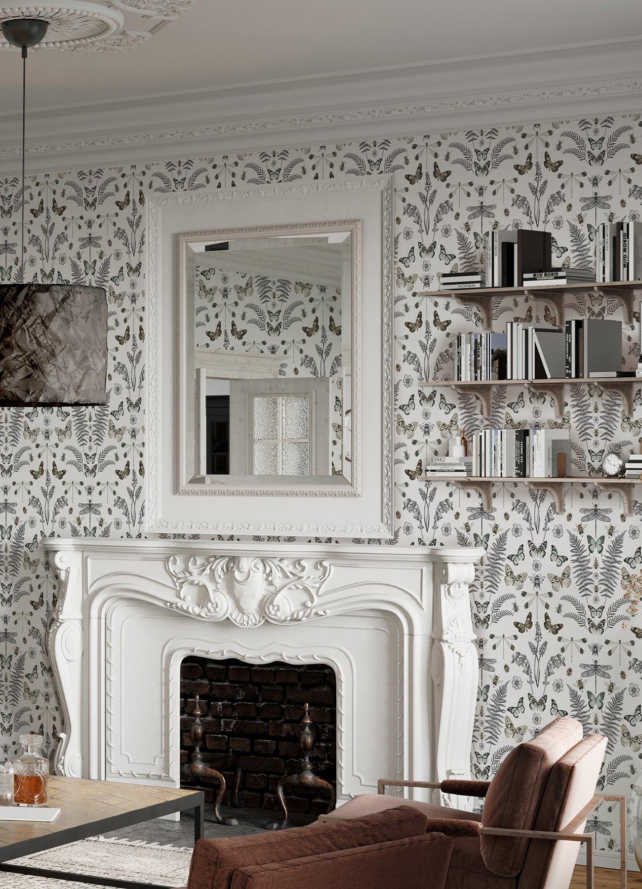 Hidden Treasures Peel and Stick Wallpaper Peel and Stick Wallpaper RoomMates   
