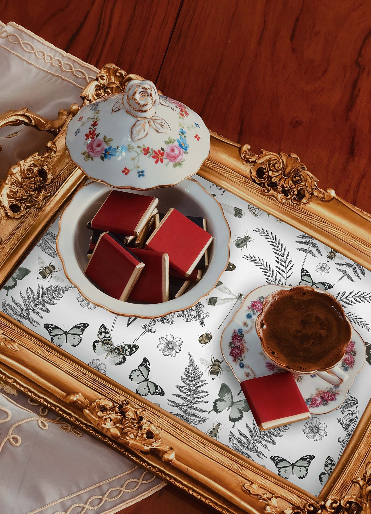Hidden Treasures Peel and Stick Wallpaper Peel and Stick Wallpaper RoomMates   